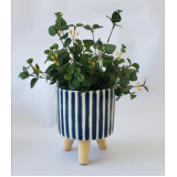 vaso cachepot com suporte cotar Jardim Botânico